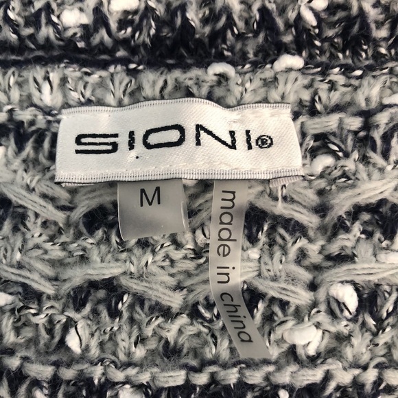 Sioni Nubby Knit Open Front Fringed Cardigan Medium - Picture 5 of 8